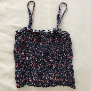 floral tube top